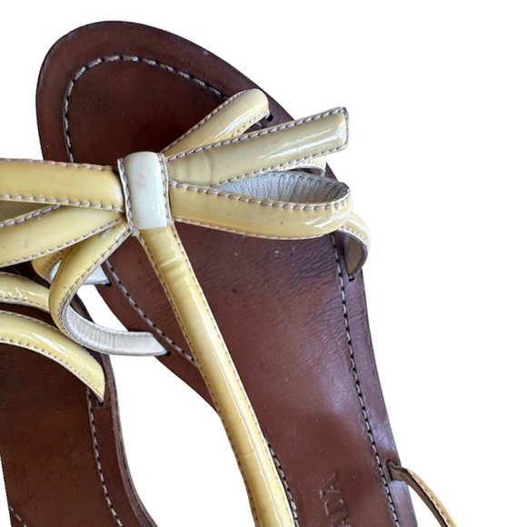 Prada T-Strap Bow Flat Sandal - Picture 4 of 6